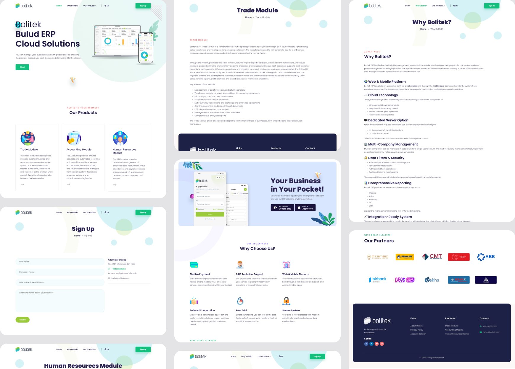 Bolitek website