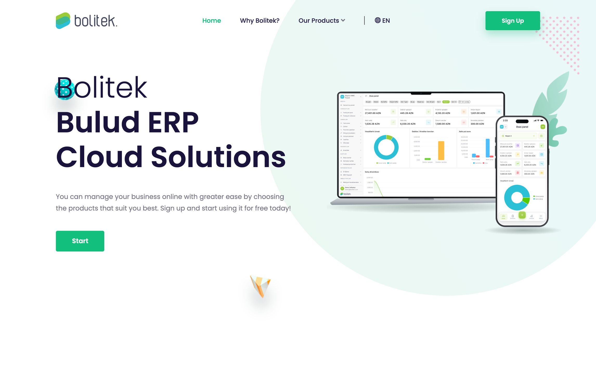 Bolitek website