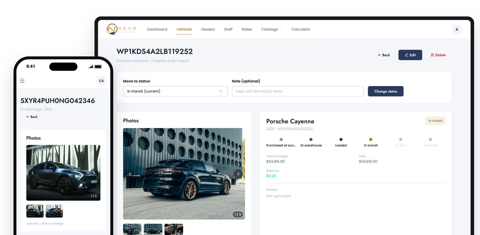 Vehicle card