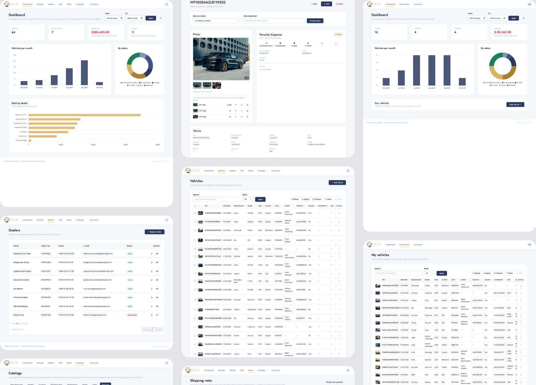 Noah Logistics Dealer App