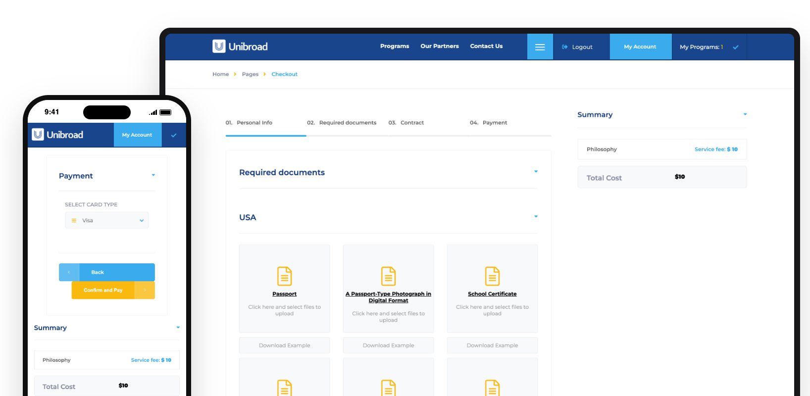 Documents & payment